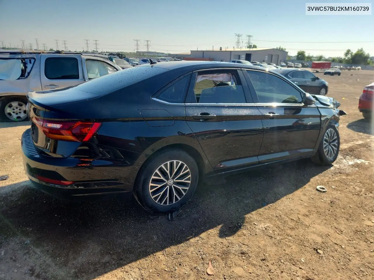 2019 Volkswagen Jetta S VIN: 3VWC57BU2KM160739 Lot: 60320976