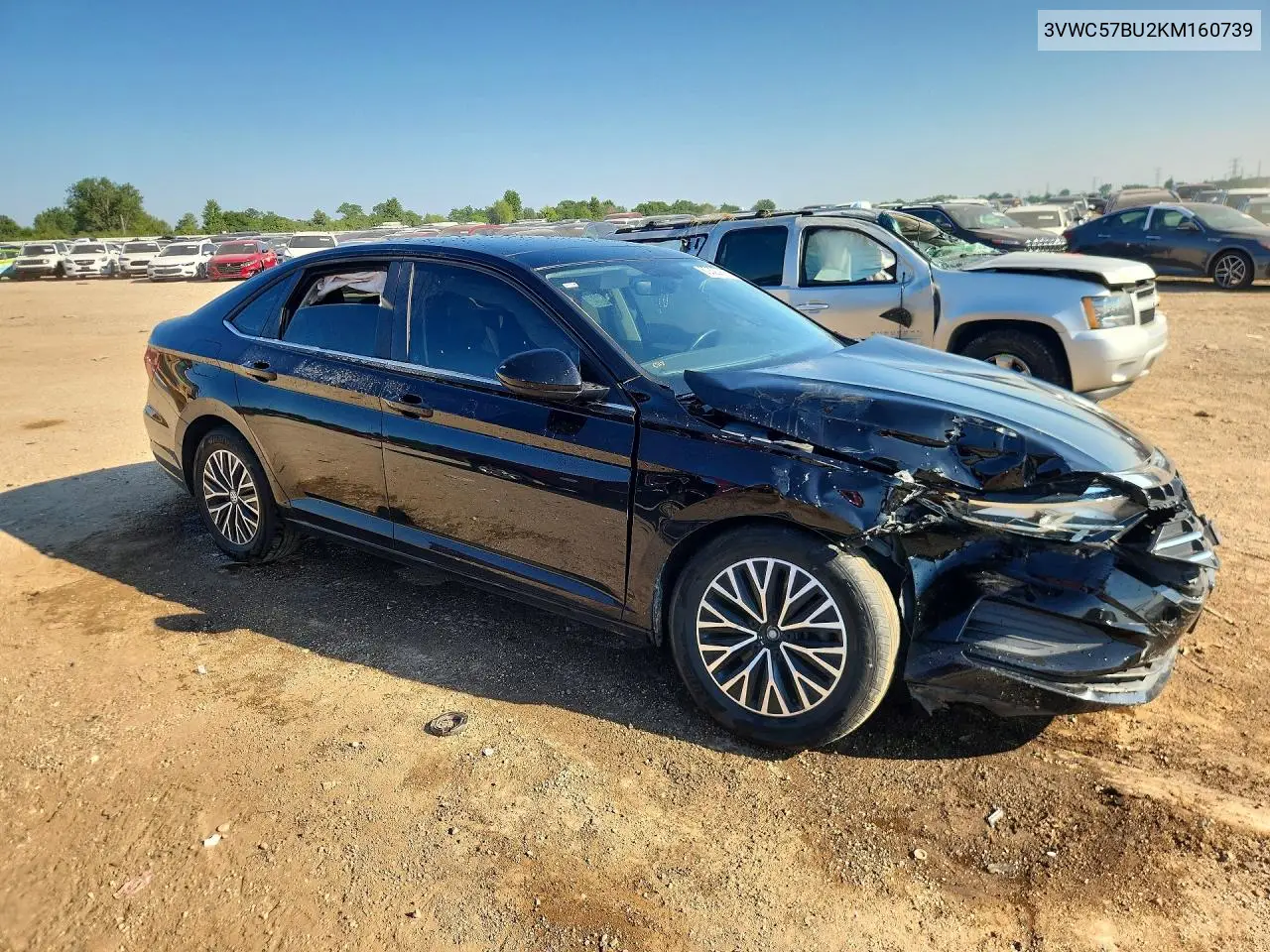 2019 Volkswagen Jetta S VIN: 3VWC57BU2KM160739 Lot: 60320976
