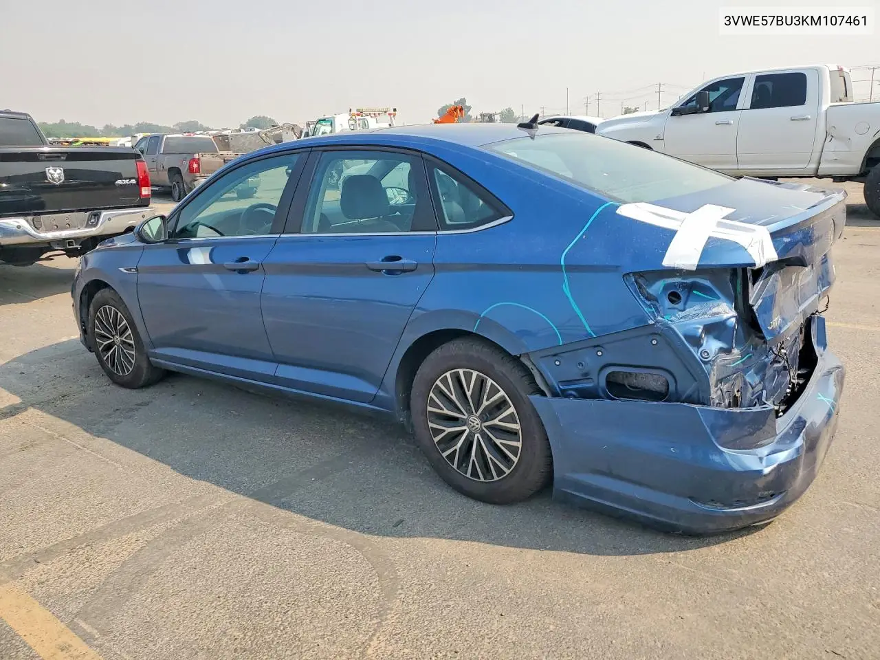 2019 Volkswagen Jetta Sel VIN: 3VWE57BU3KM107461 Lot: 60421116