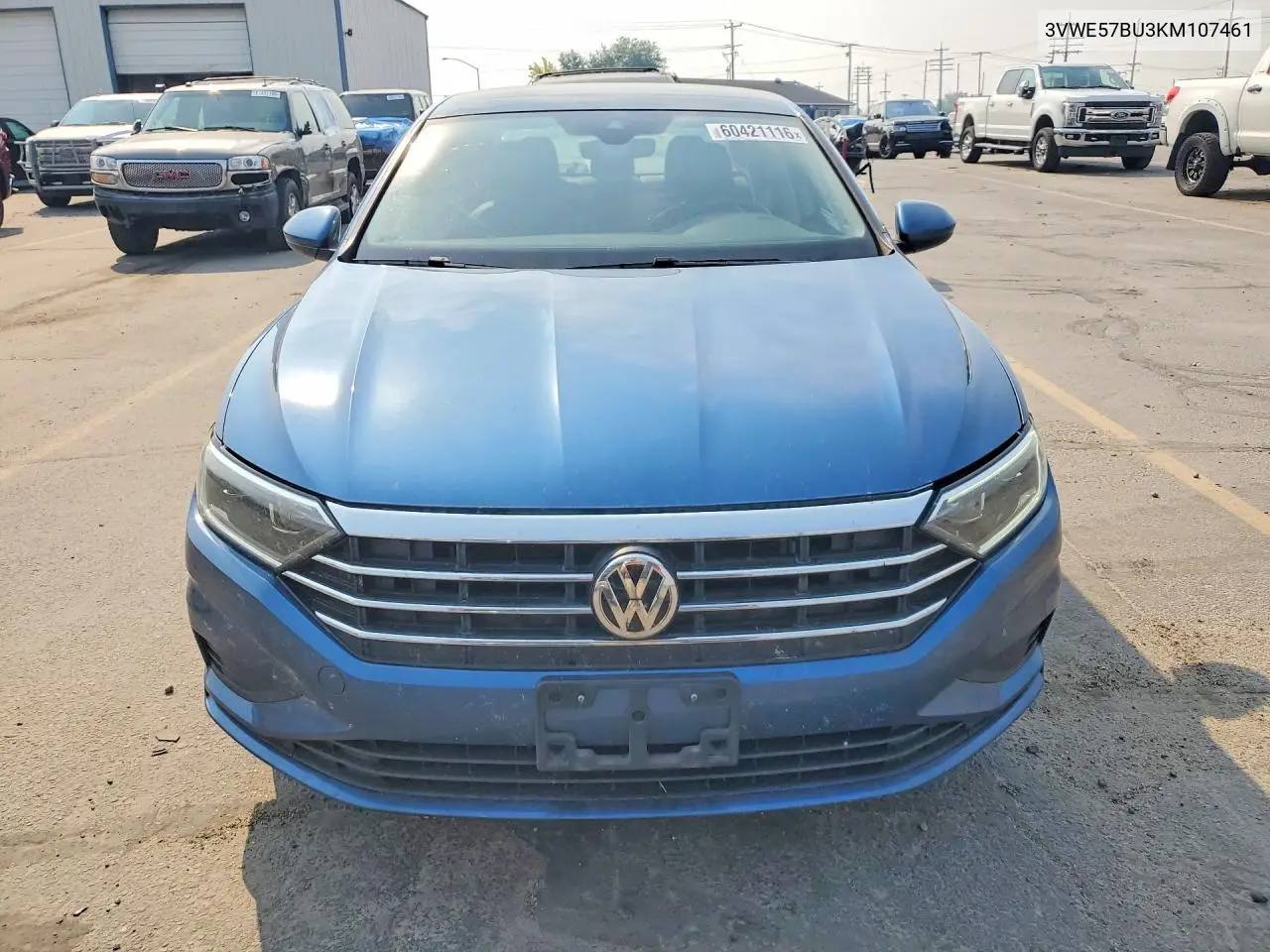 2019 Volkswagen Jetta Sel VIN: 3VWE57BU3KM107461 Lot: 60421116