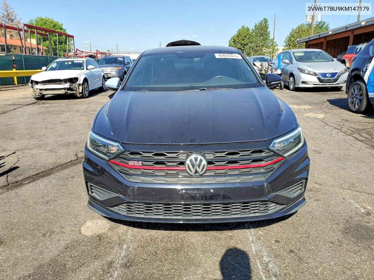 2019 Volkswagen Jetta Gli/35Th Anniversary Edition/A VIN: 3VW6T7BU9KM147179 Lot: 60869076