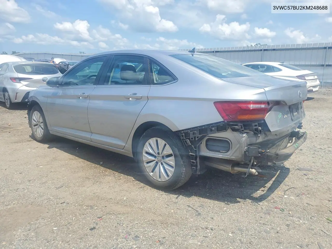 2019 Volkswagen Jetta S VIN: 3VWC57BU2KM248688 Lot: 60941676