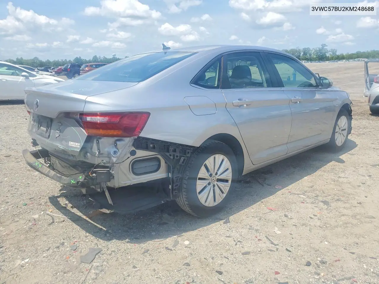2019 Volkswagen Jetta S VIN: 3VWC57BU2KM248688 Lot: 60941676
