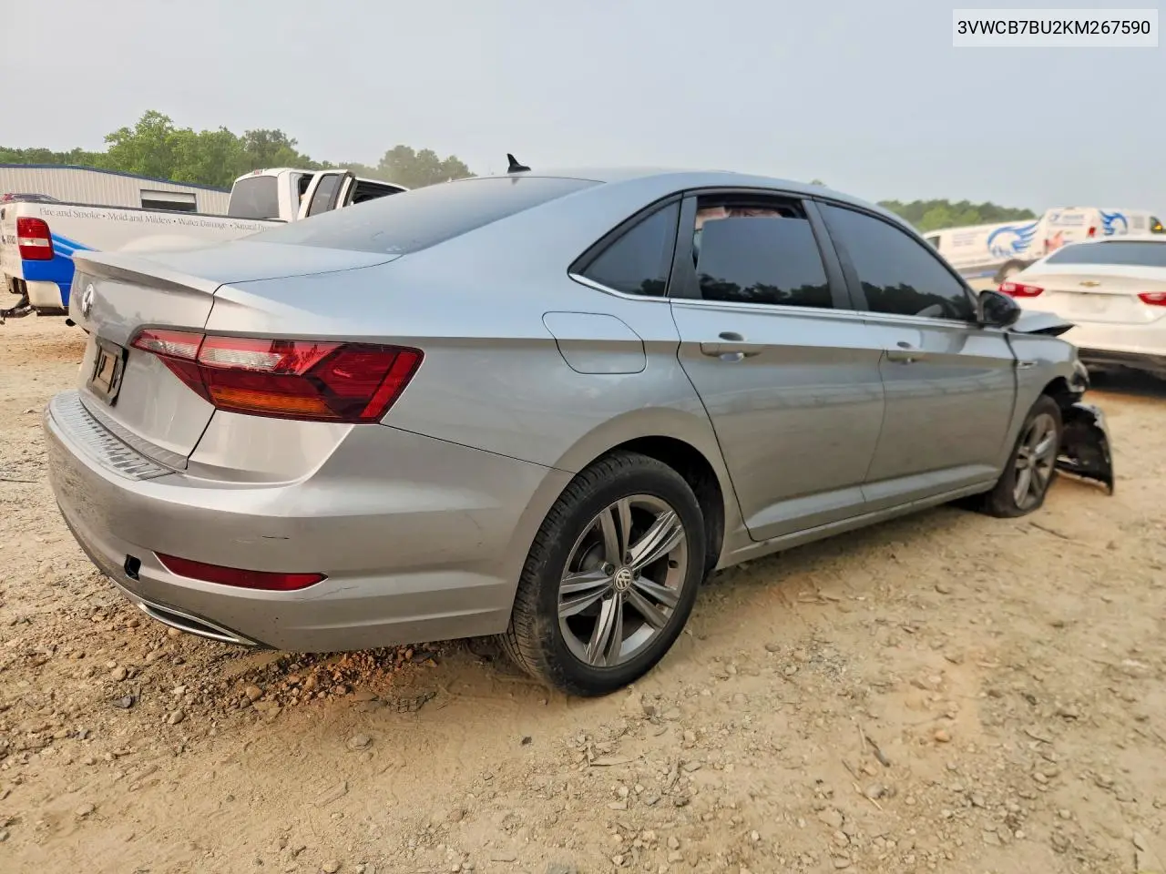 2019 Volkswagen Jetta S VIN: 3VWCB7BU2KM267590 Lot: 61172996