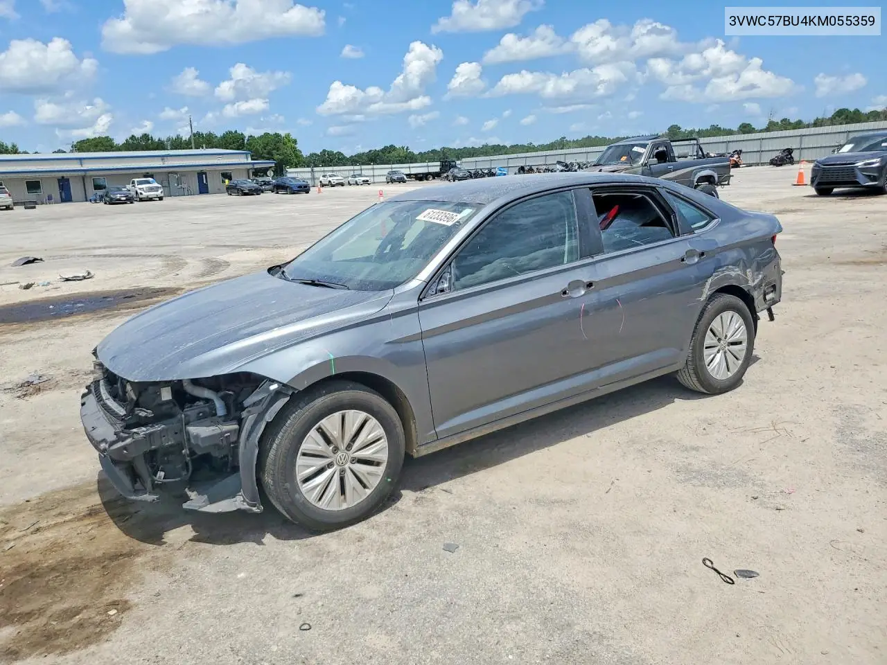 2019 Volkswagen Jetta S VIN: 3VWC57BU4KM055359 Lot: 61233596