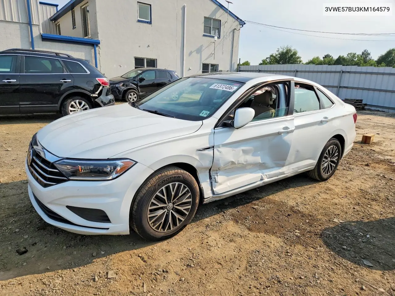2019 Volkswagen Jetta Sel VIN: 3VWE57BU3KM164579 Lot: 61372486