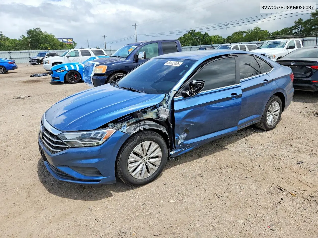 2019 Volkswagen Jetta S VIN: 3VWC57BU8KM025037 Lot: 61605186