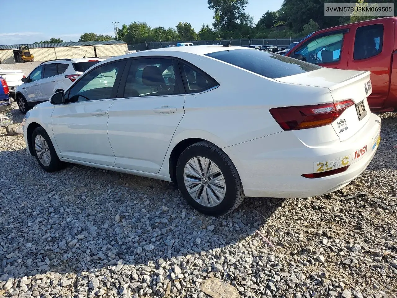 2019 Volkswagen Jetta S VIN: 3VWN57BU3KM069505 Lot: 61632716