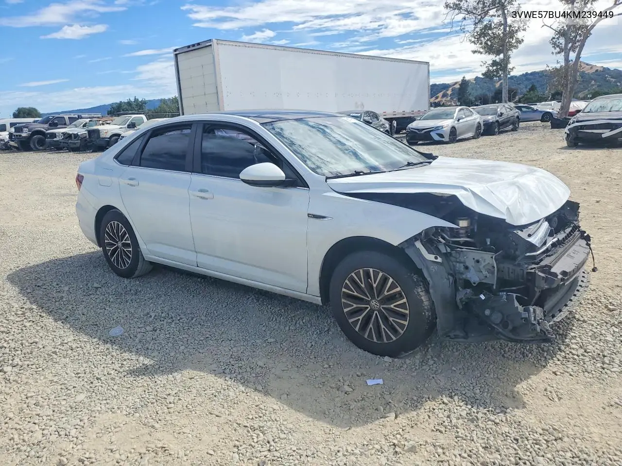 2019 Volkswagen Jetta Sel VIN: 3VWE57BU4KM239449 Lot: 61761606