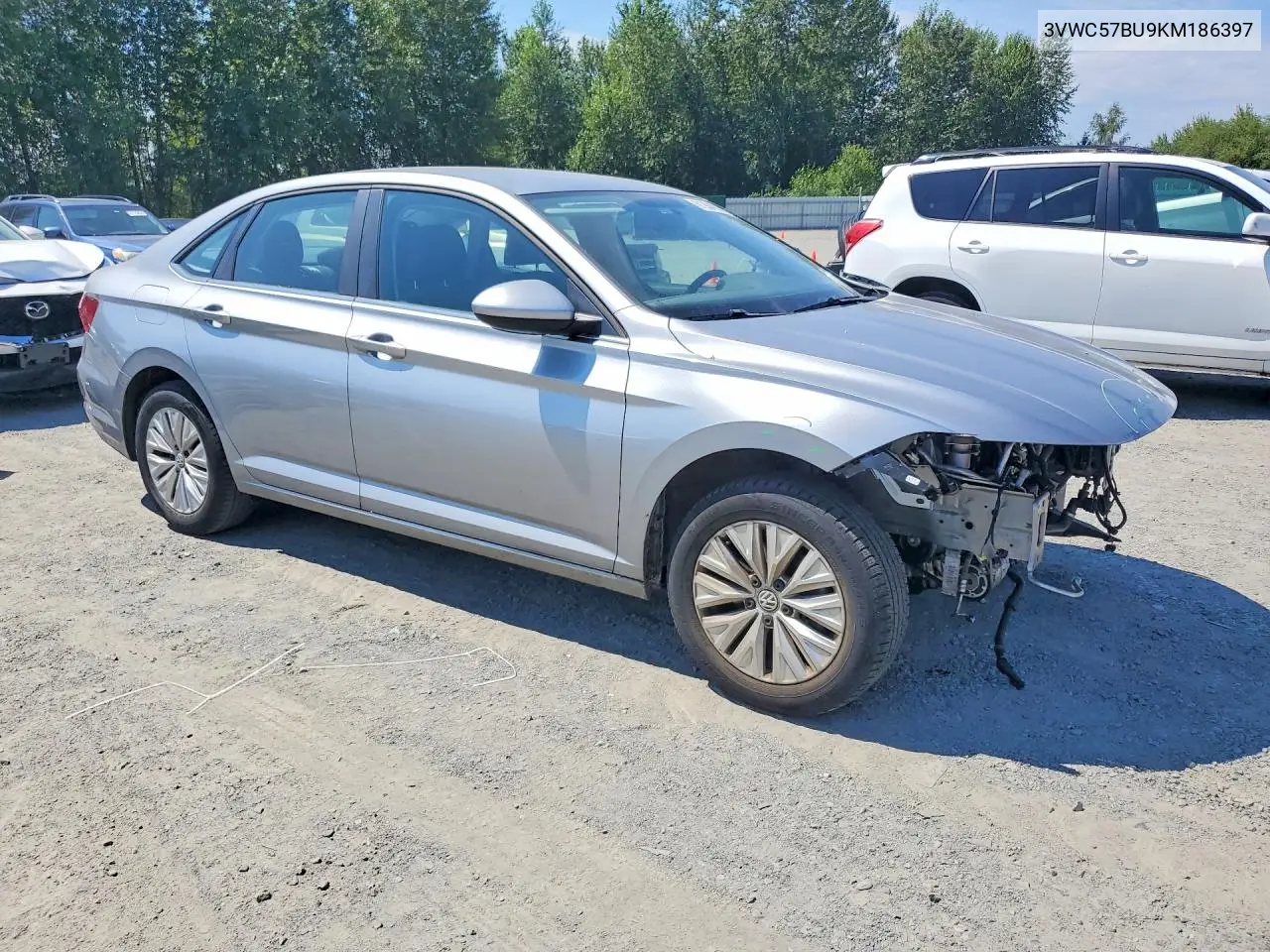 2019 Volkswagen Jetta S VIN: 3VWC57BU9KM186397 Lot: 61904556