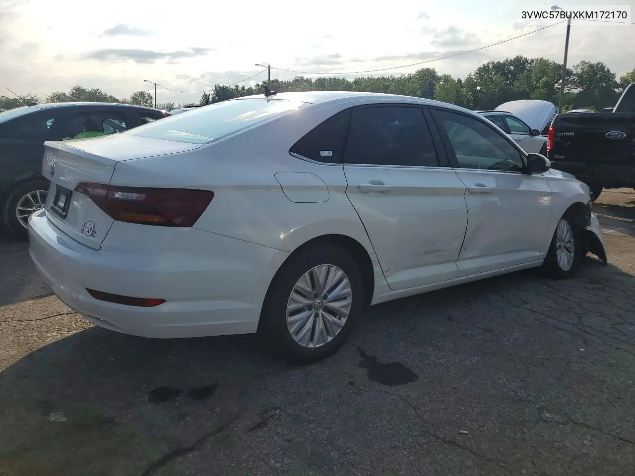 2019 Volkswagen Jetta S VIN: 3VWC57BUXKM172170 Lot: 61988206