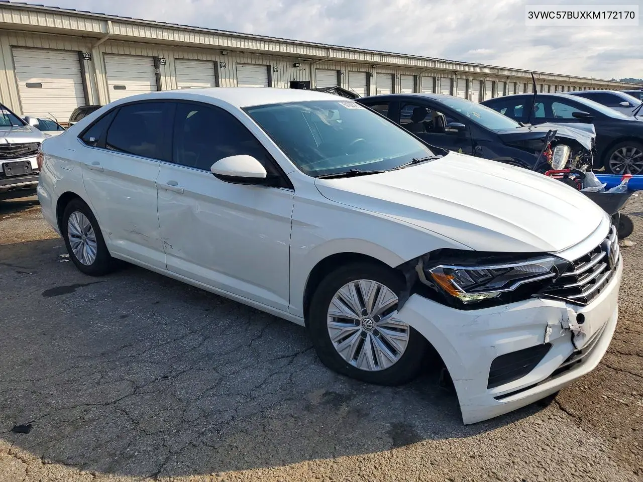2019 Volkswagen Jetta S VIN: 3VWC57BUXKM172170 Lot: 61988206