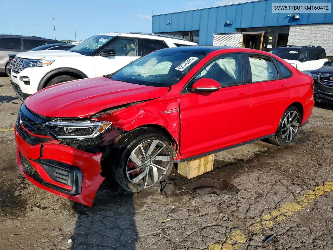 2019 Volkswagen Jetta Gli VIN: 3VW5T7BU1KM160472 Lot: 62076526