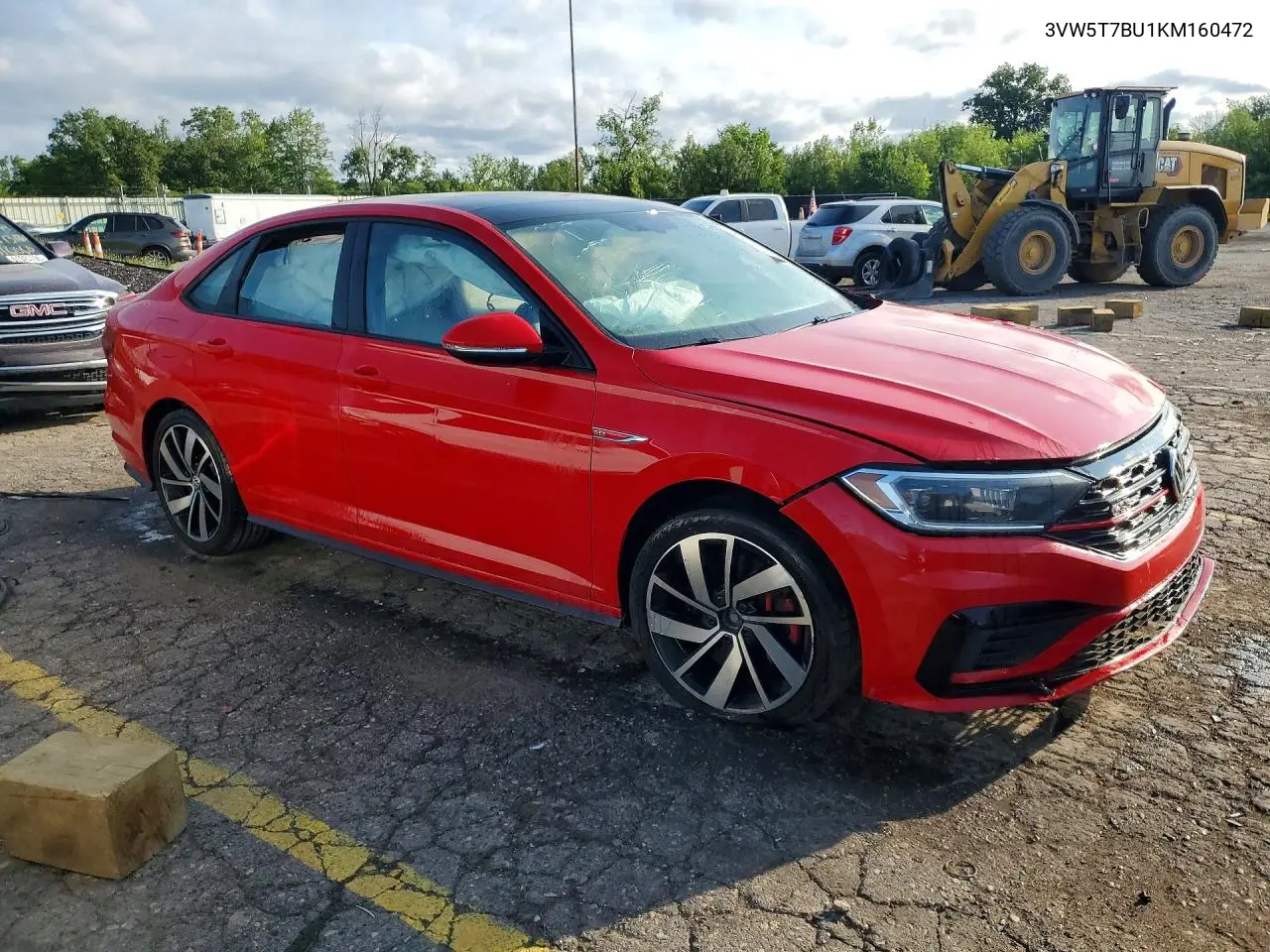 2019 Volkswagen Jetta Gli VIN: 3VW5T7BU1KM160472 Lot: 62076526