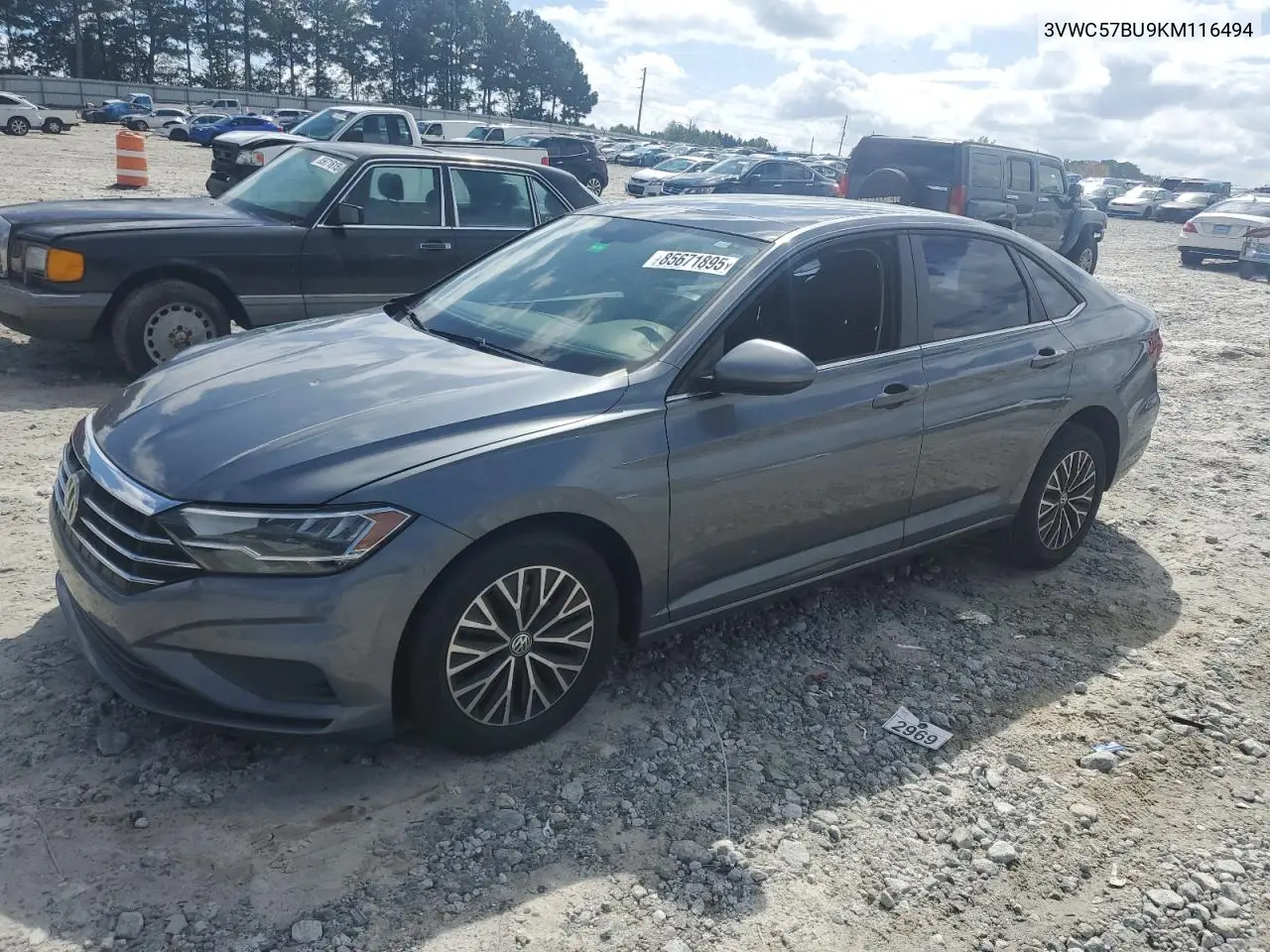 3VWC57BU9KM116494 2019 Volkswagen Jetta S