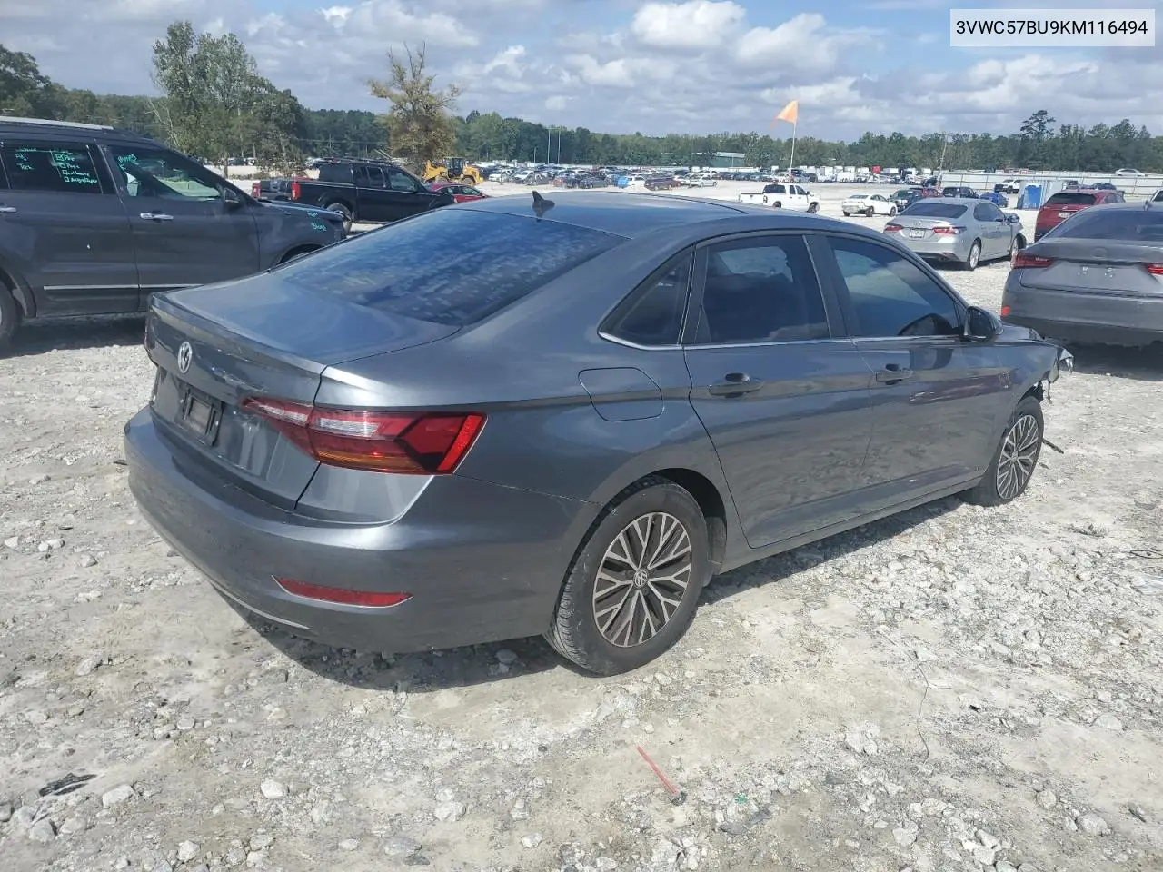 3VWC57BU9KM116494 2019 Volkswagen Jetta S