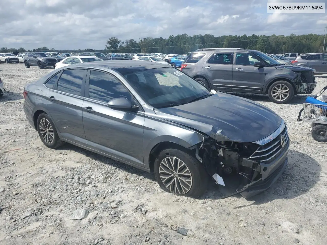 3VWC57BU9KM116494 2019 Volkswagen Jetta S
