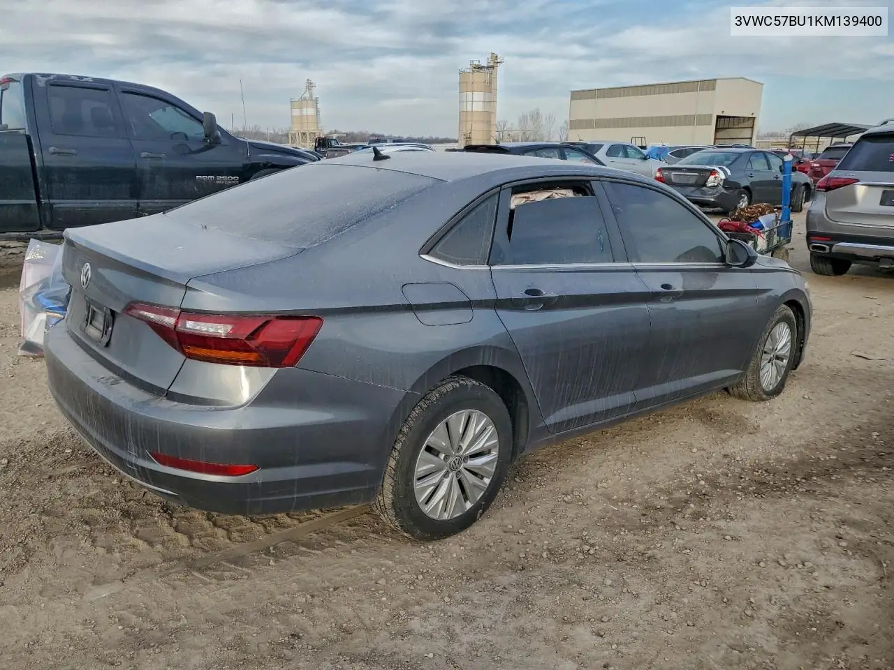 3VWC57BU1KM139400 2019 Volkswagen Jetta S