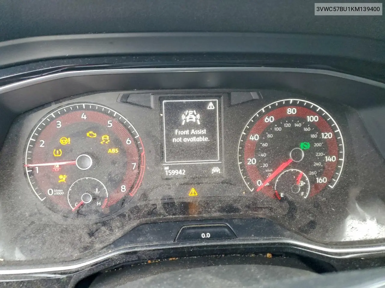 3VWC57BU1KM139400 2019 Volkswagen Jetta S