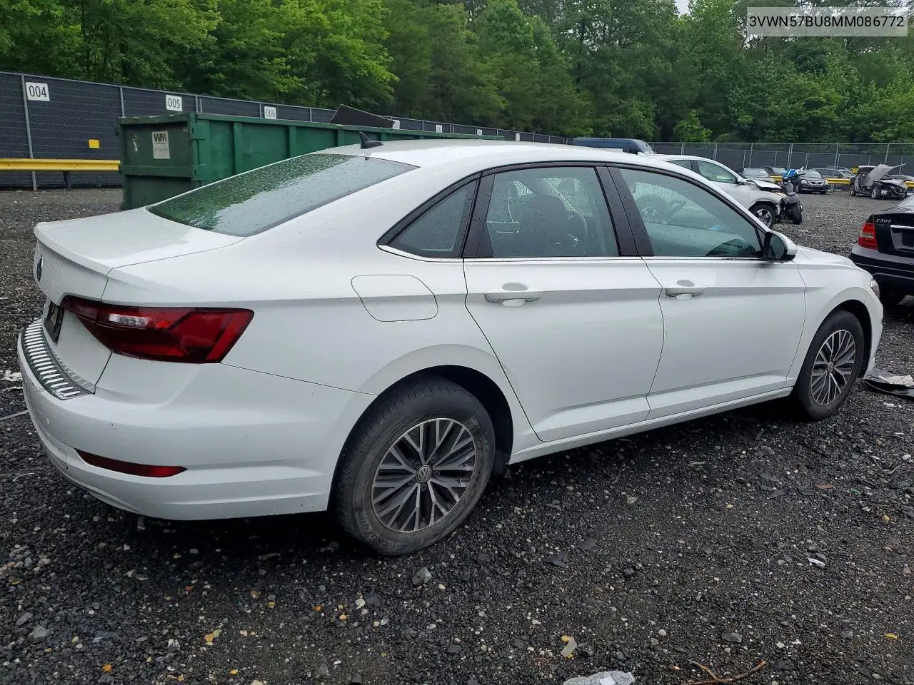 2021 Volkswagen Jetta S VIN: 3VWN57BU8MM086772 Lot: 54953426
