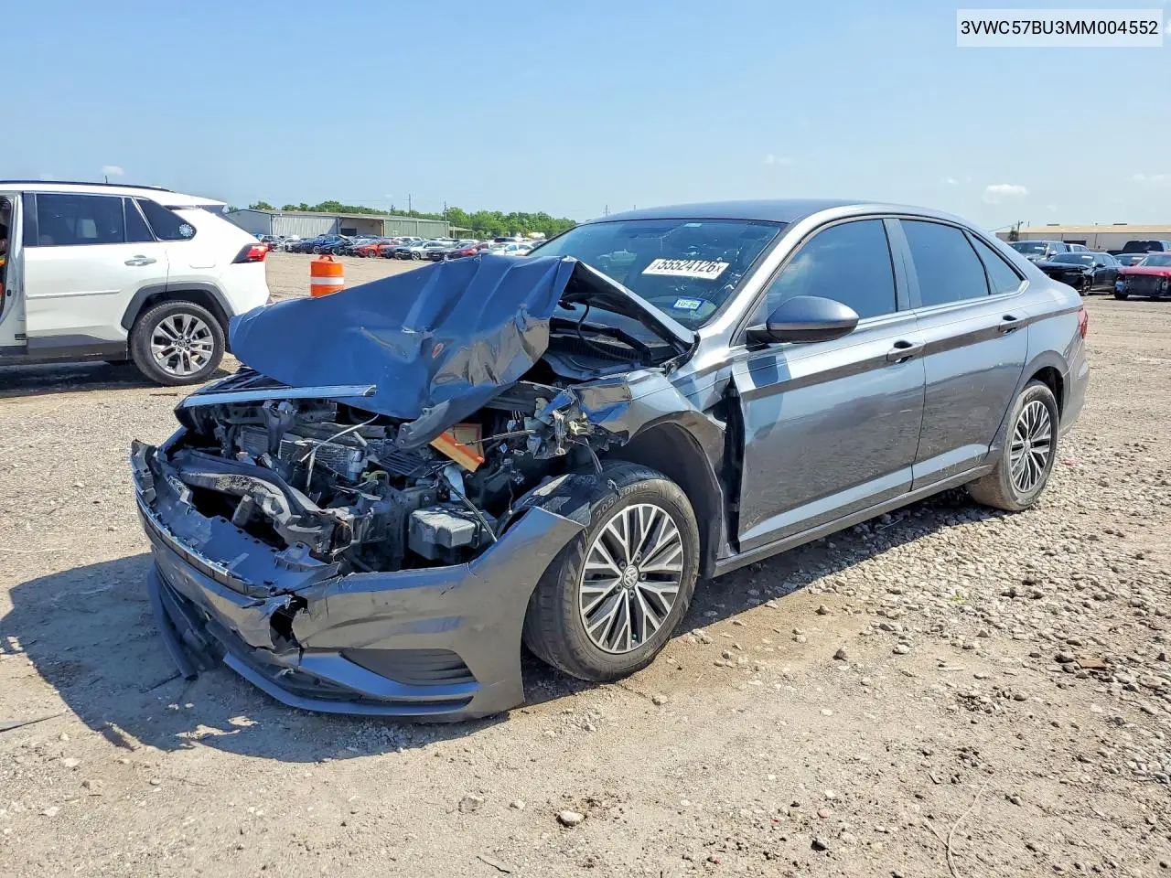 2021 Volkswagen Jetta S VIN: 3VWC57BU3MM004552 Lot: 55524126