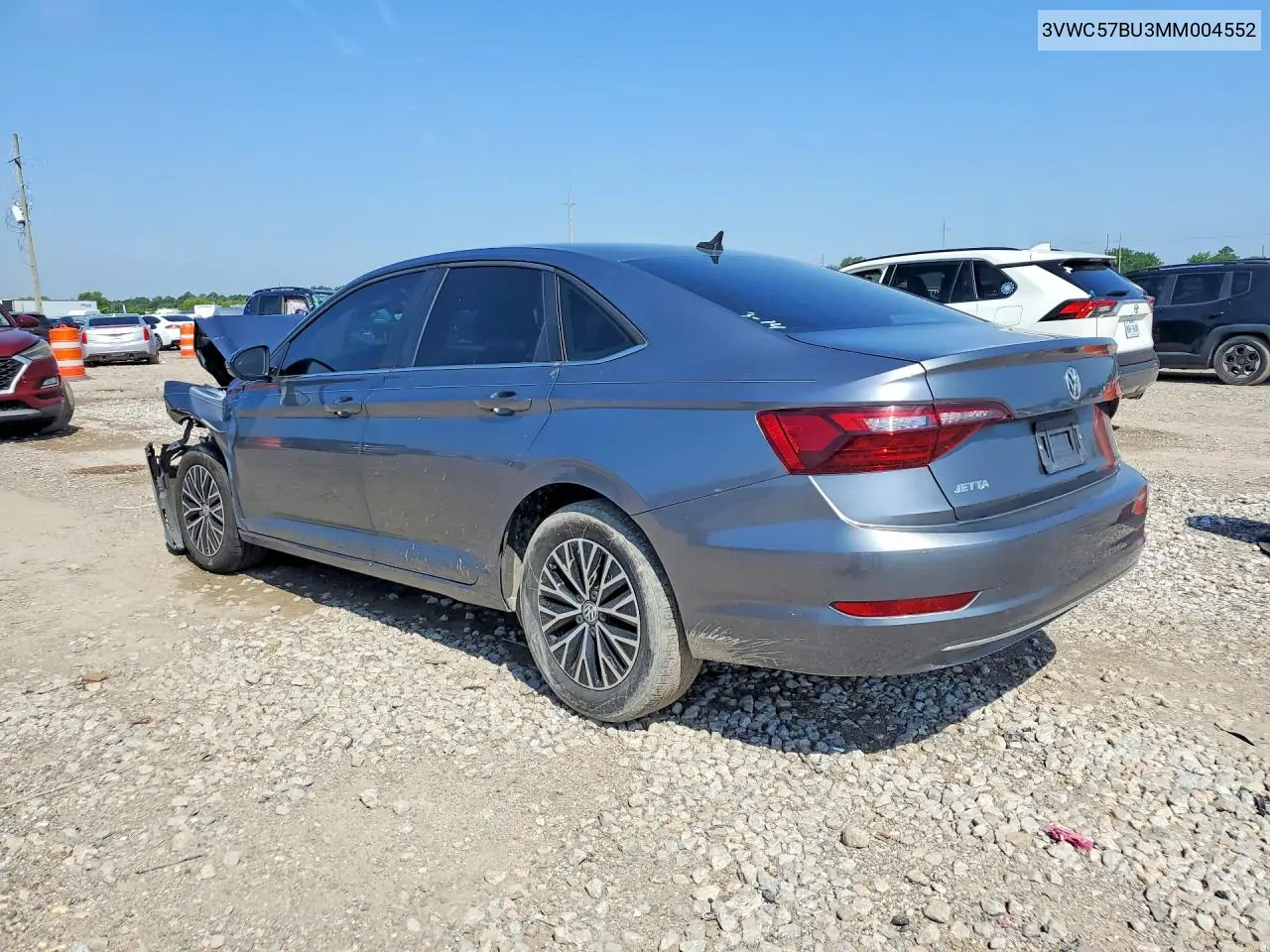 2021 Volkswagen Jetta S VIN: 3VWC57BU3MM004552 Lot: 55524126