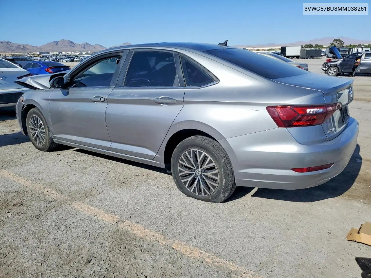 2021 Volkswagen Jetta S VIN: 3VWC57BU8MM038261 Lot: 56629416