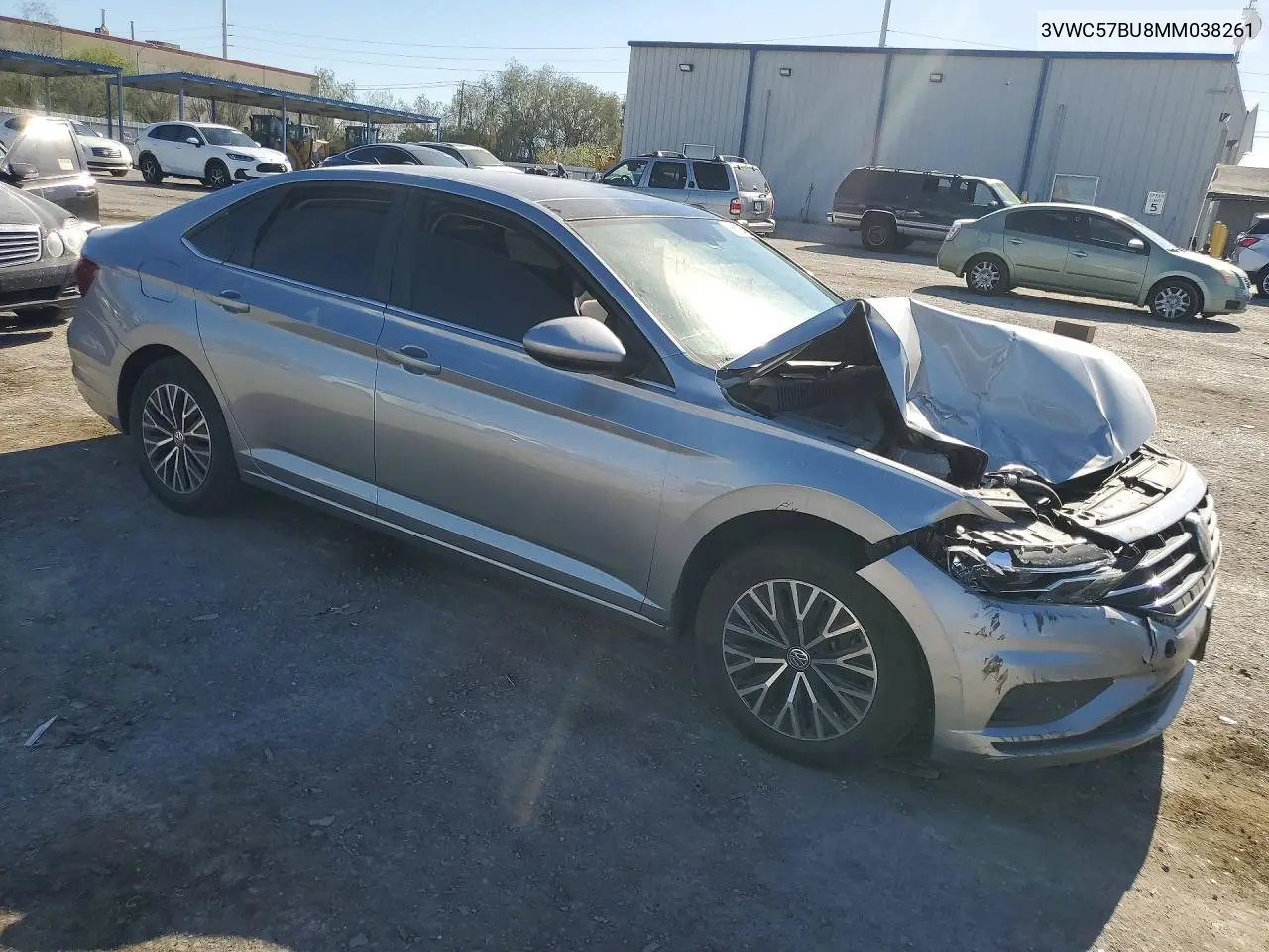 2021 Volkswagen Jetta S VIN: 3VWC57BU8MM038261 Lot: 56629416
