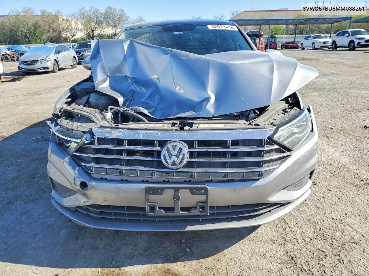 2021 Volkswagen Jetta S VIN: 3VWC57BU8MM038261 Lot: 56629416