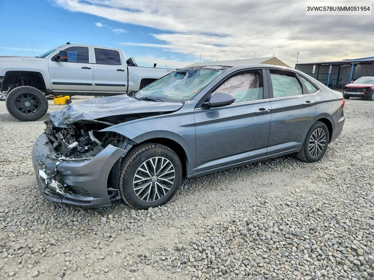 2021 Volkswagen Jetta S VIN: 3VWC57BU5MM051954 Lot: 57691576