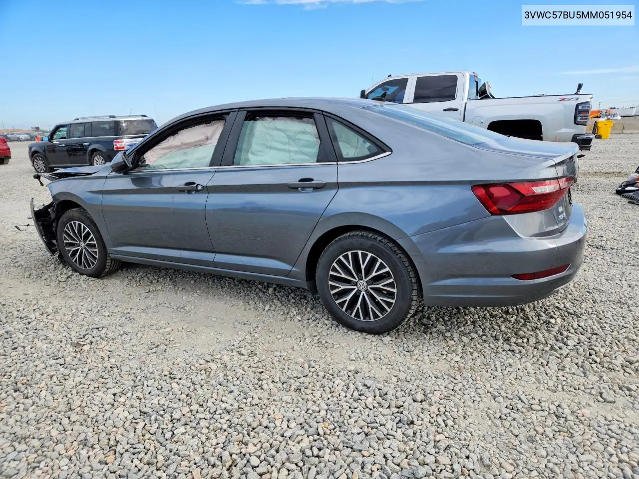 2021 Volkswagen Jetta S VIN: 3VWC57BU5MM051954 Lot: 57691576