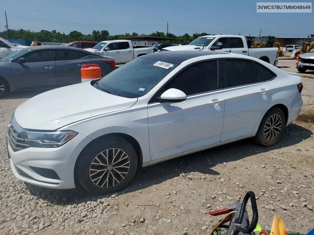 2021 Volkswagen Jetta S VIN: 3VWC57BU7MM048649 Lot: 61067496