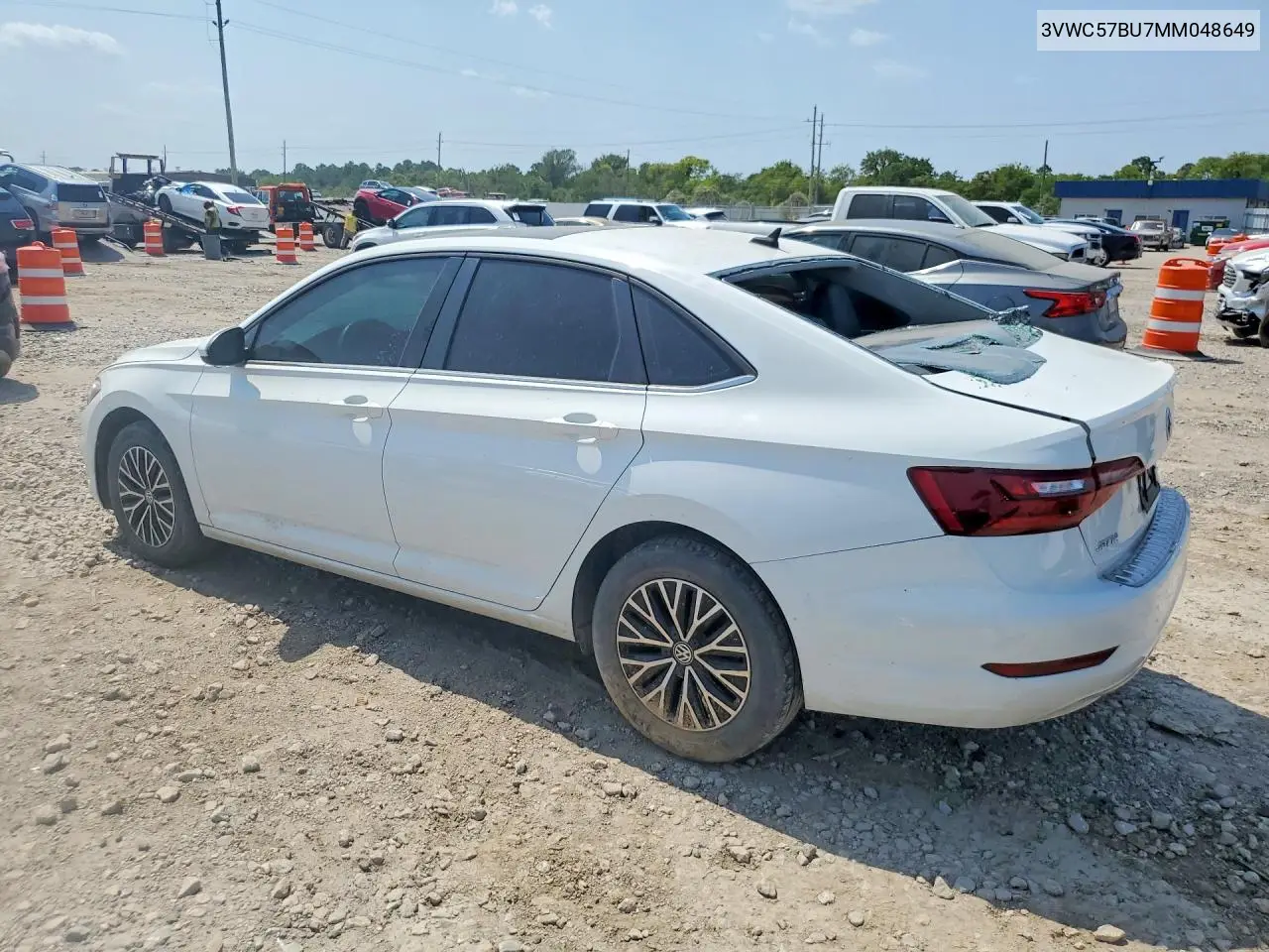 2021 Volkswagen Jetta S VIN: 3VWC57BU7MM048649 Lot: 61067496