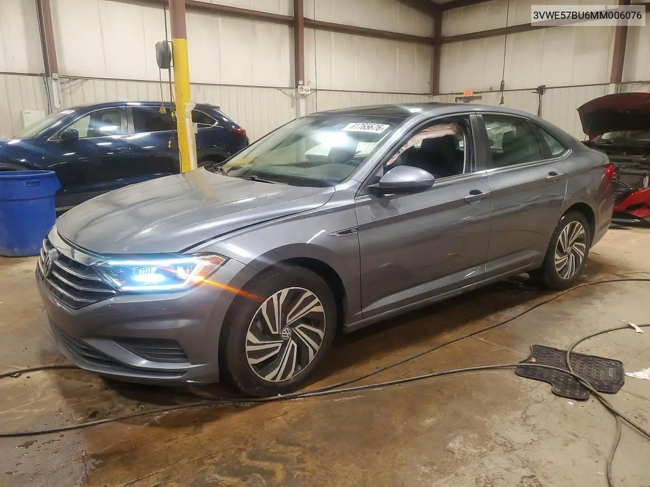 2021 Volkswagen Jetta Sel VIN: 3VWE57BU6MM006076 Lot: 61765676