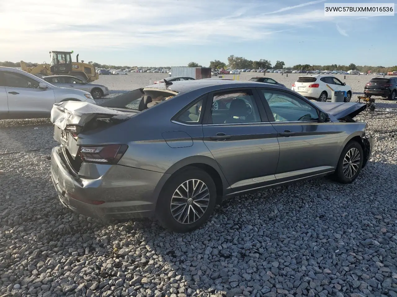 3VWC57BUXMM016536 2021 Volkswagen Jetta S