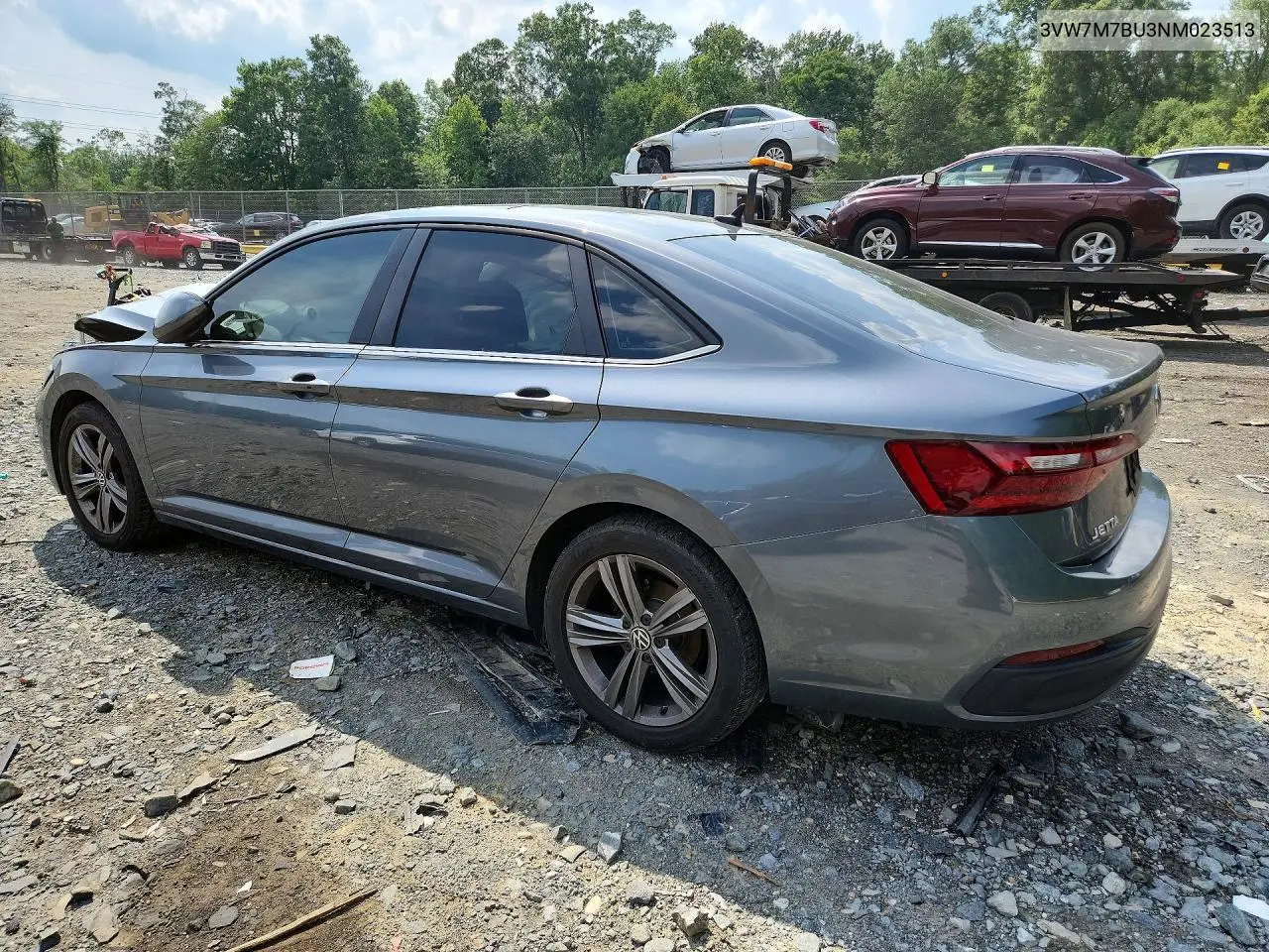 2022 Volkswagen Jetta Se VIN: 3VW7M7BU3NM023513 Lot: 57030156
