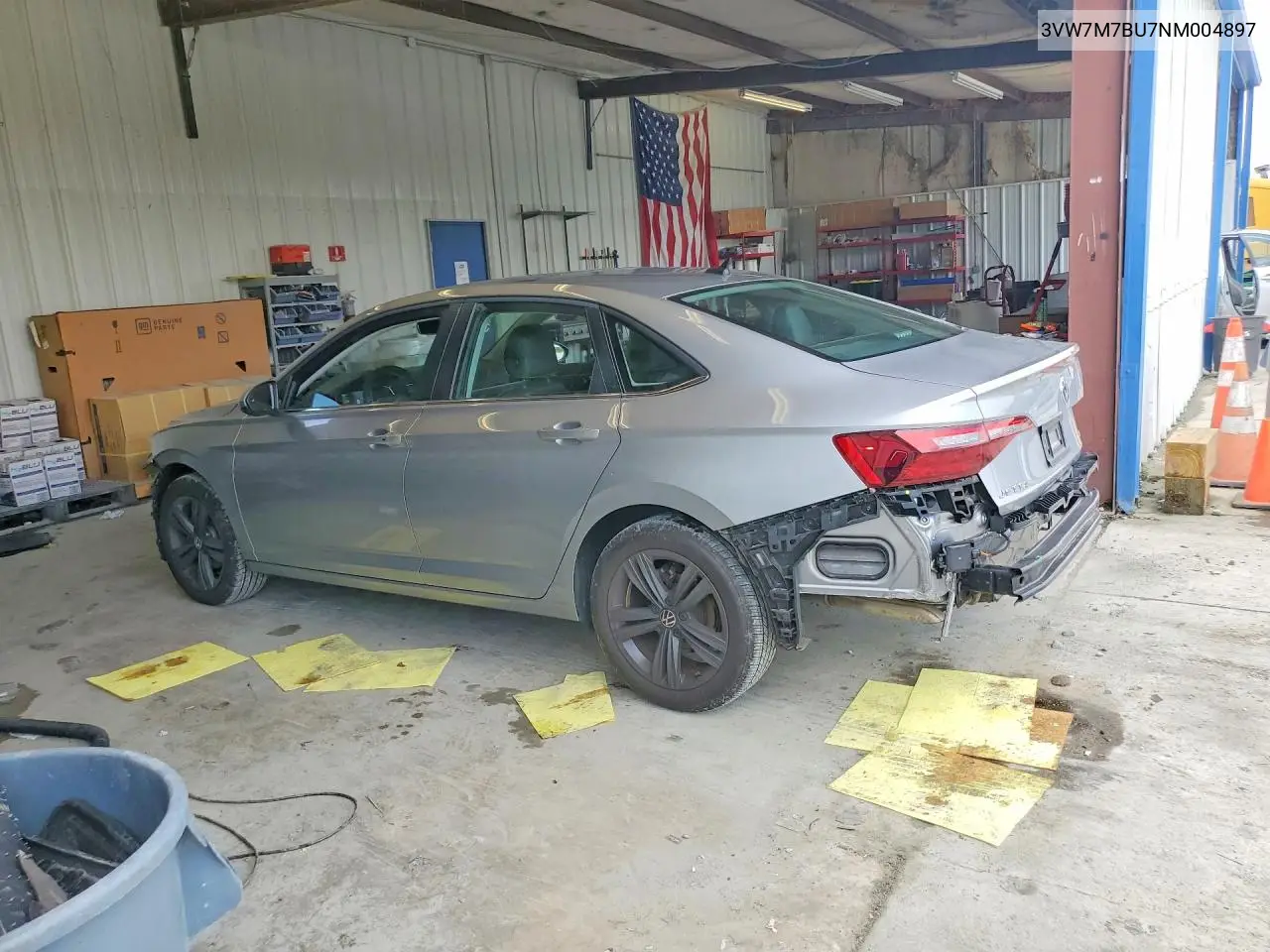 2022 Volkswagen Jetta Se VIN: 3VW7M7BU7NM004897 Lot: 61504686