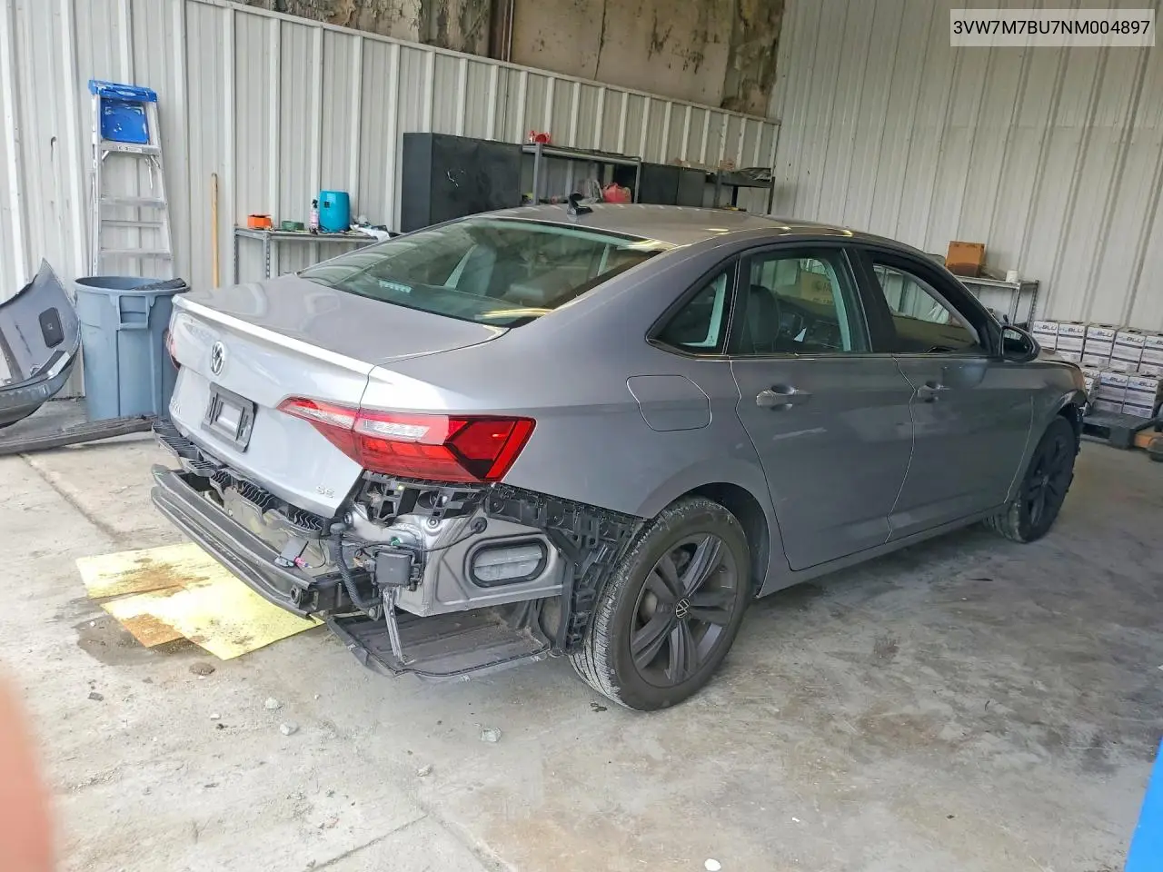 2022 Volkswagen Jetta Se VIN: 3VW7M7BU7NM004897 Lot: 61504686