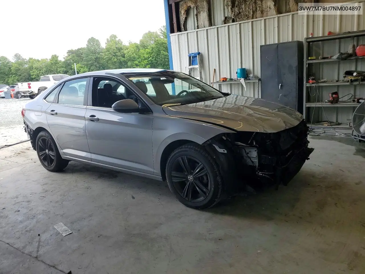 2022 Volkswagen Jetta Se VIN: 3VW7M7BU7NM004897 Lot: 61504686
