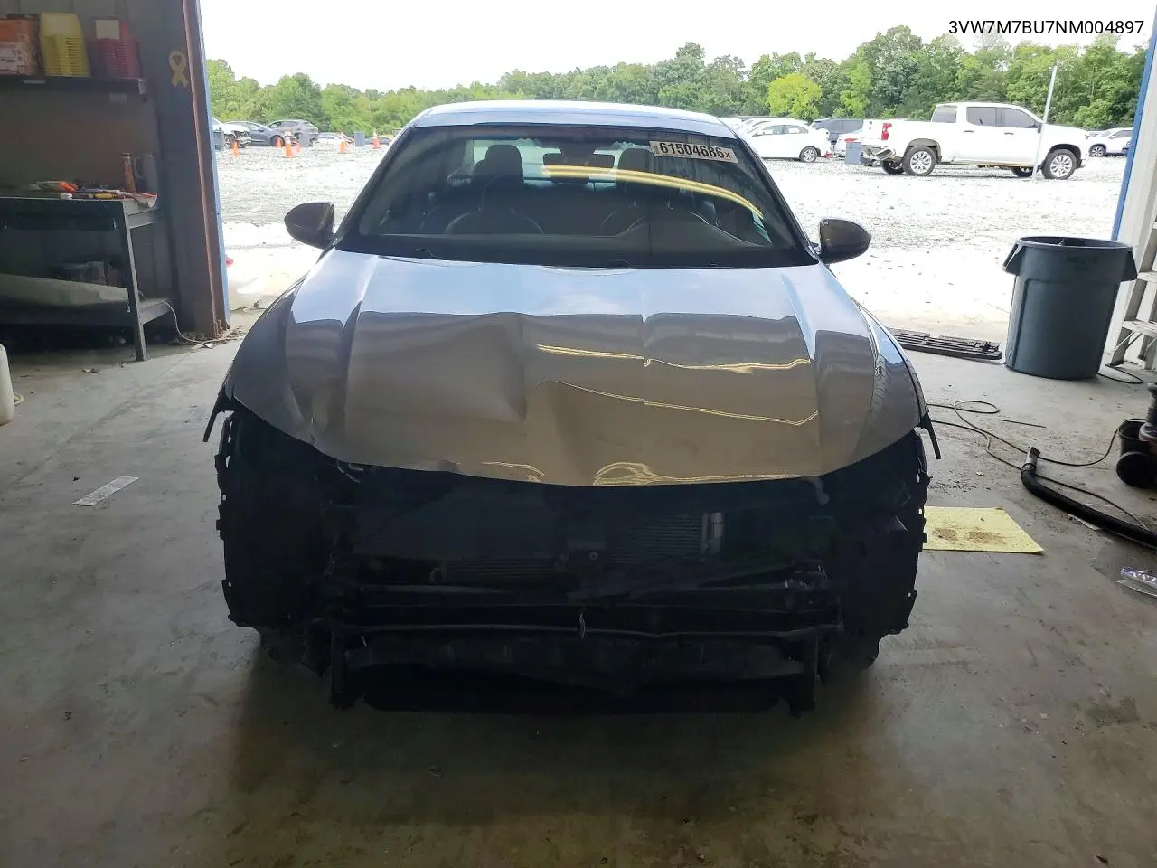 2022 Volkswagen Jetta Se VIN: 3VW7M7BU7NM004897 Lot: 61504686