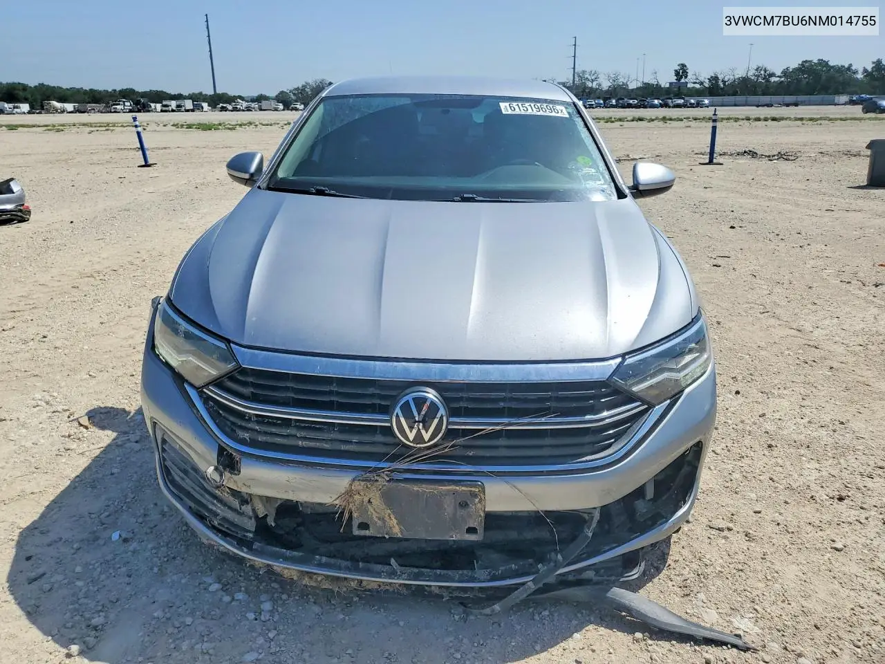 2022 Volkswagen Jetta S VIN: 3VWCM7BU6NM014755 Lot: 61519696