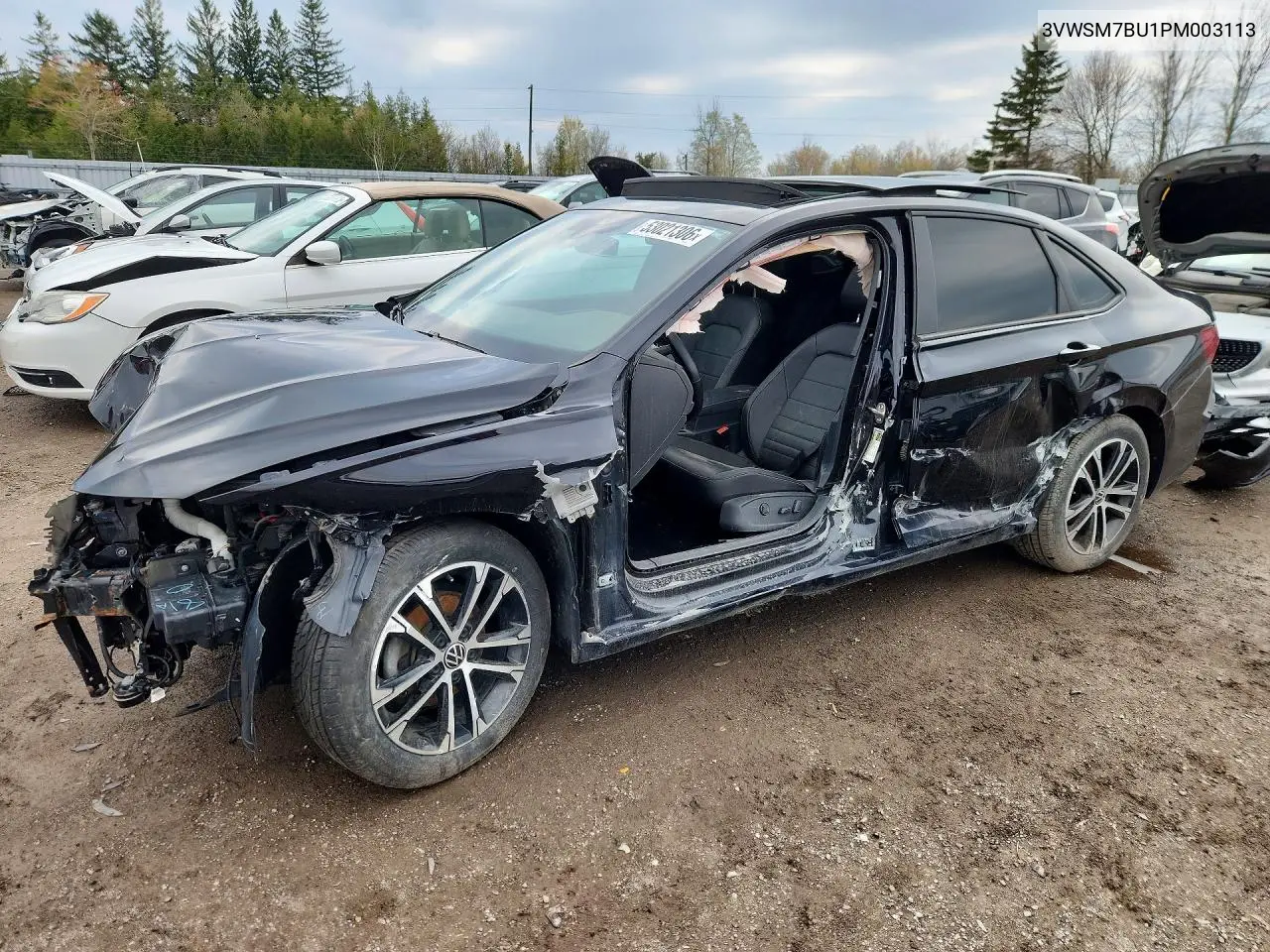 2023 Volkswagen Jetta Comfortline VIN: 3VWSM7BU1PM003113 Lot: 53021306