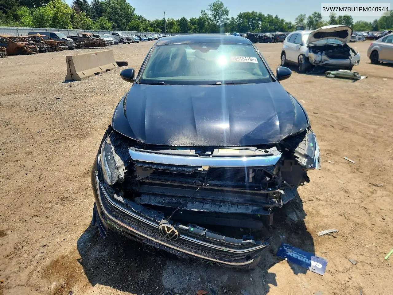 2023 Volkswagen Jetta Se VIN: 3VW7M7BU1PM040944 Lot: 59154196