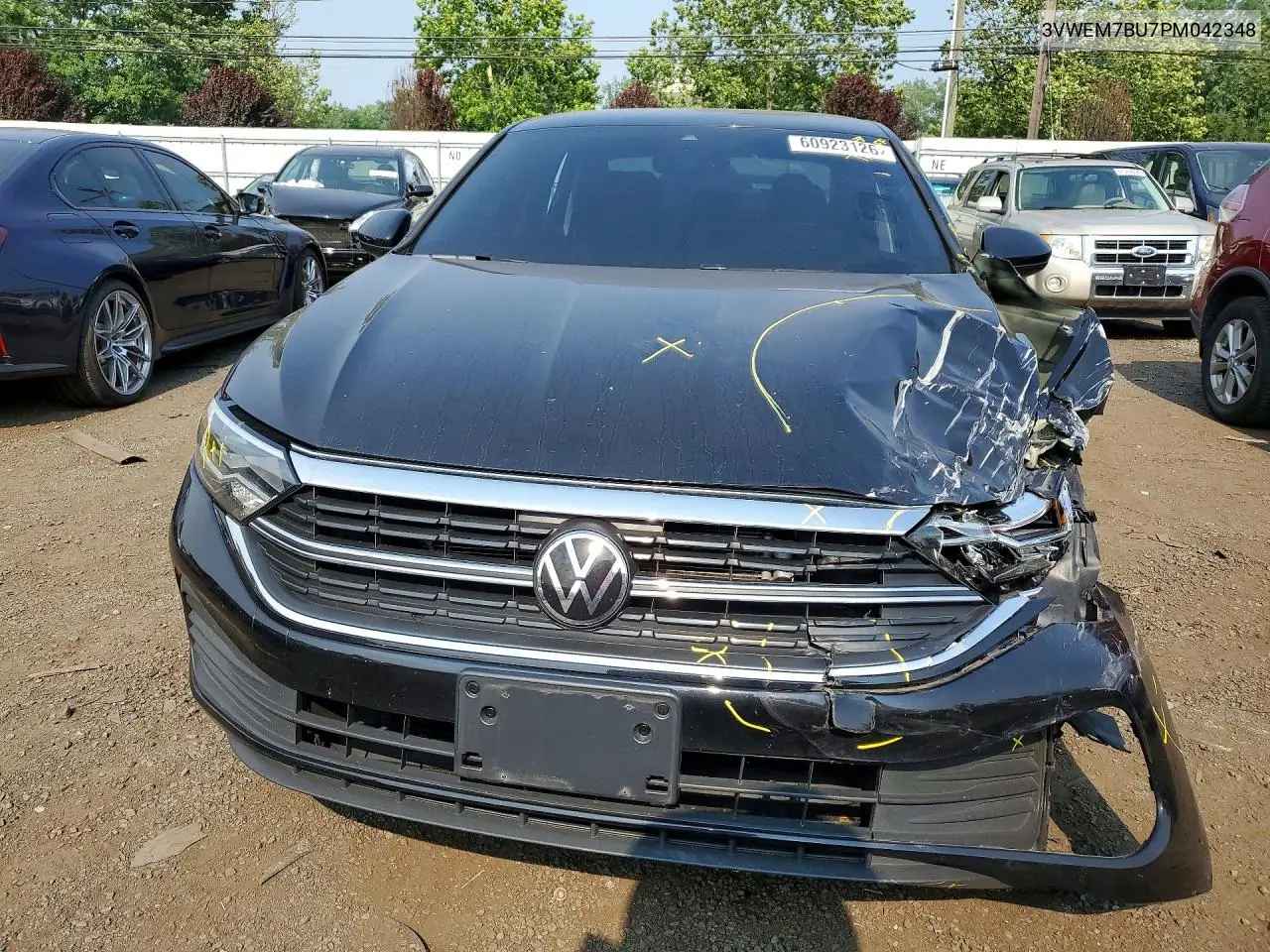 2023 Volkswagen Jetta Se VIN: 3VWEM7BU7PM042348 Lot: 60923126