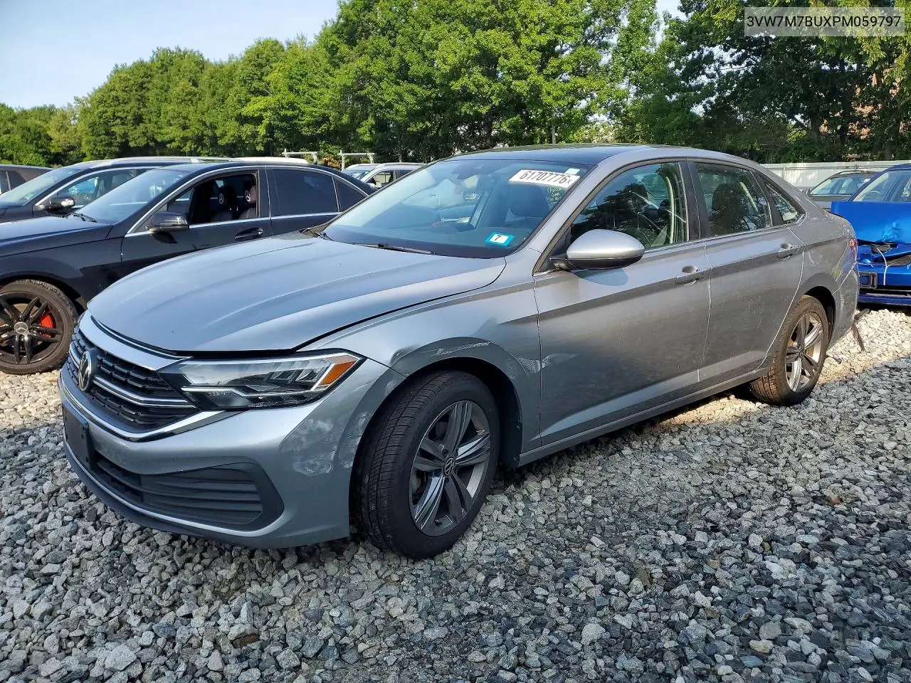 2023 Volkswagen Jetta Se VIN: 3VW7M7BUXPM059797 Lot: 61707776