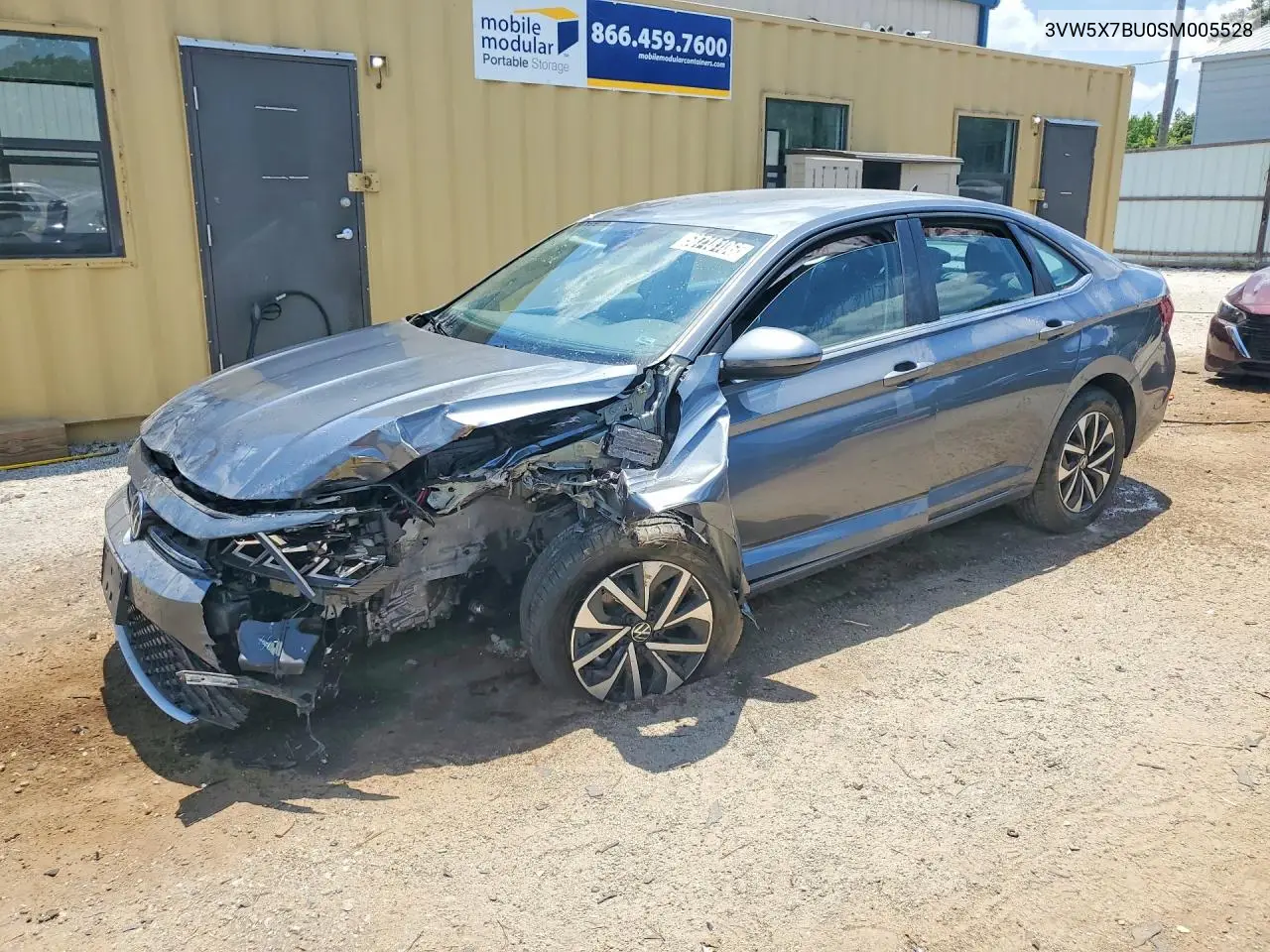 2025 Volkswagen Jetta S VIN: 3VW5X7BU0SM005528 Lot: 58718106