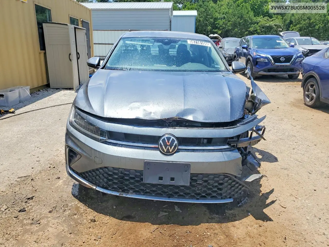 2025 Volkswagen Jetta S VIN: 3VW5X7BU0SM005528 Lot: 58718106