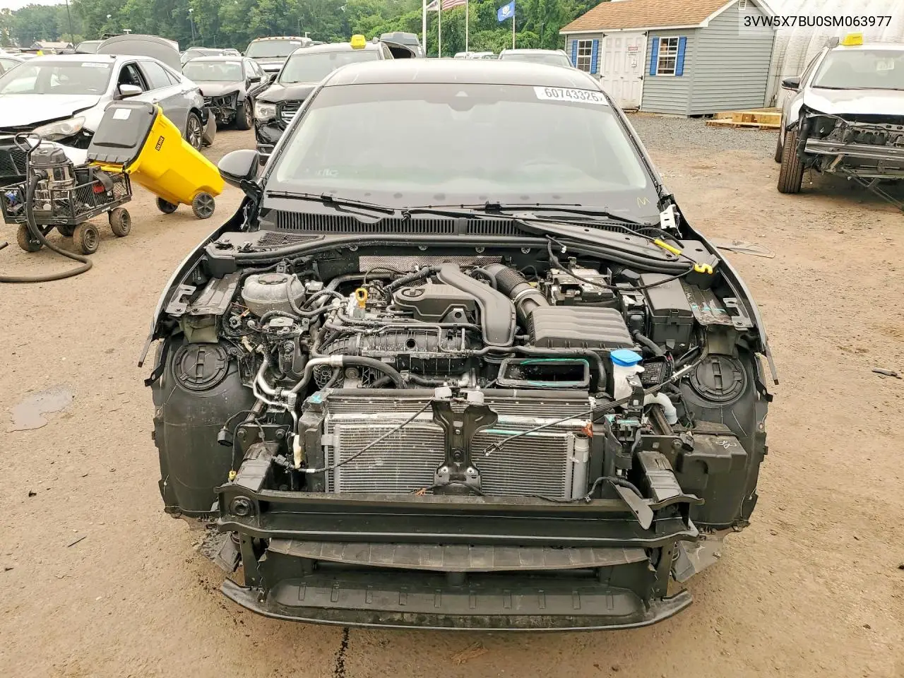 2025 Volkswagen Jetta S VIN: 3VW5X7BU0SM063977 Lot: 60743326