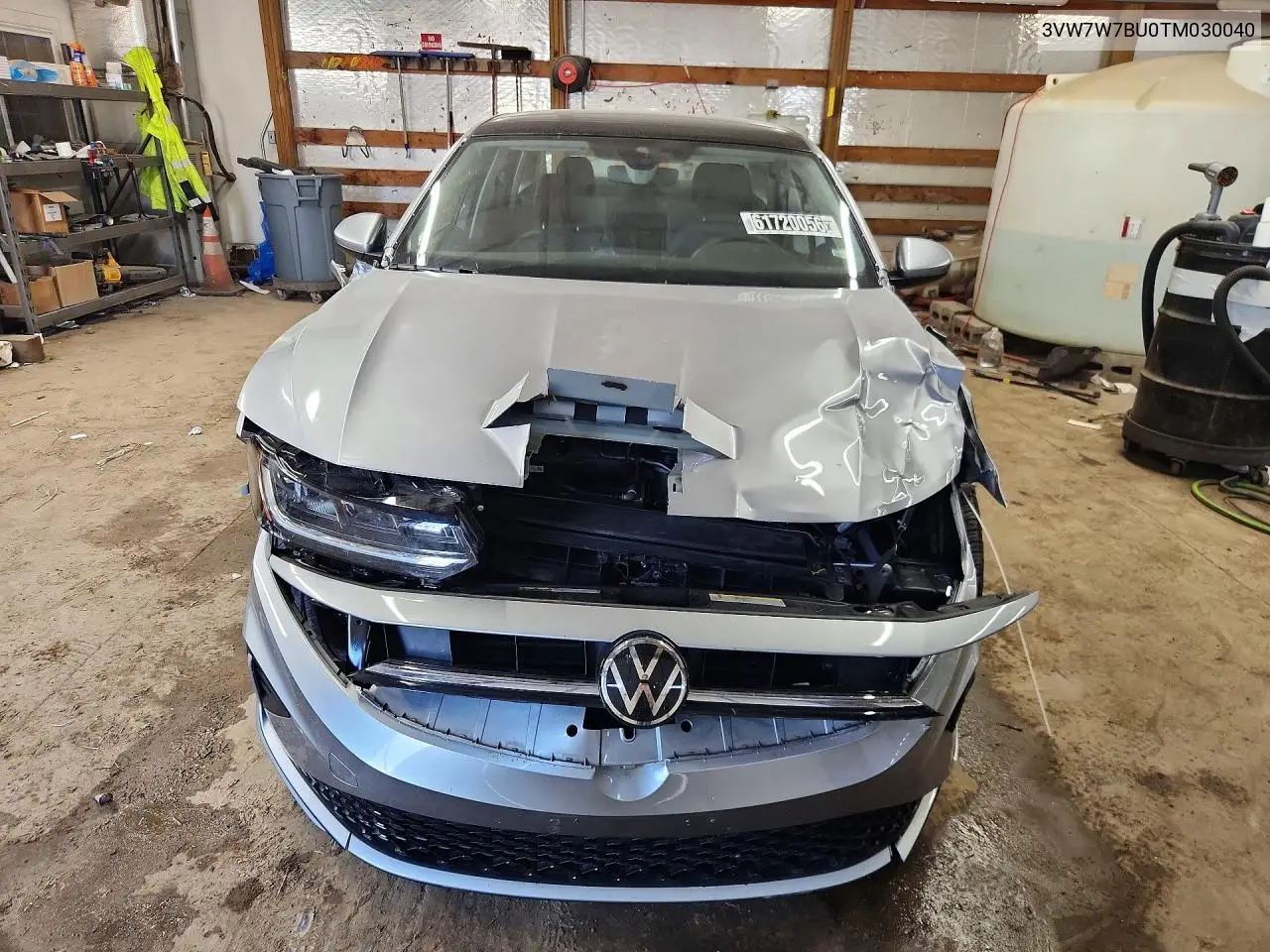 2026 Volkswagen Jetta Se VIN: 3VW7W7BU0TM030040 Lot: 61720056