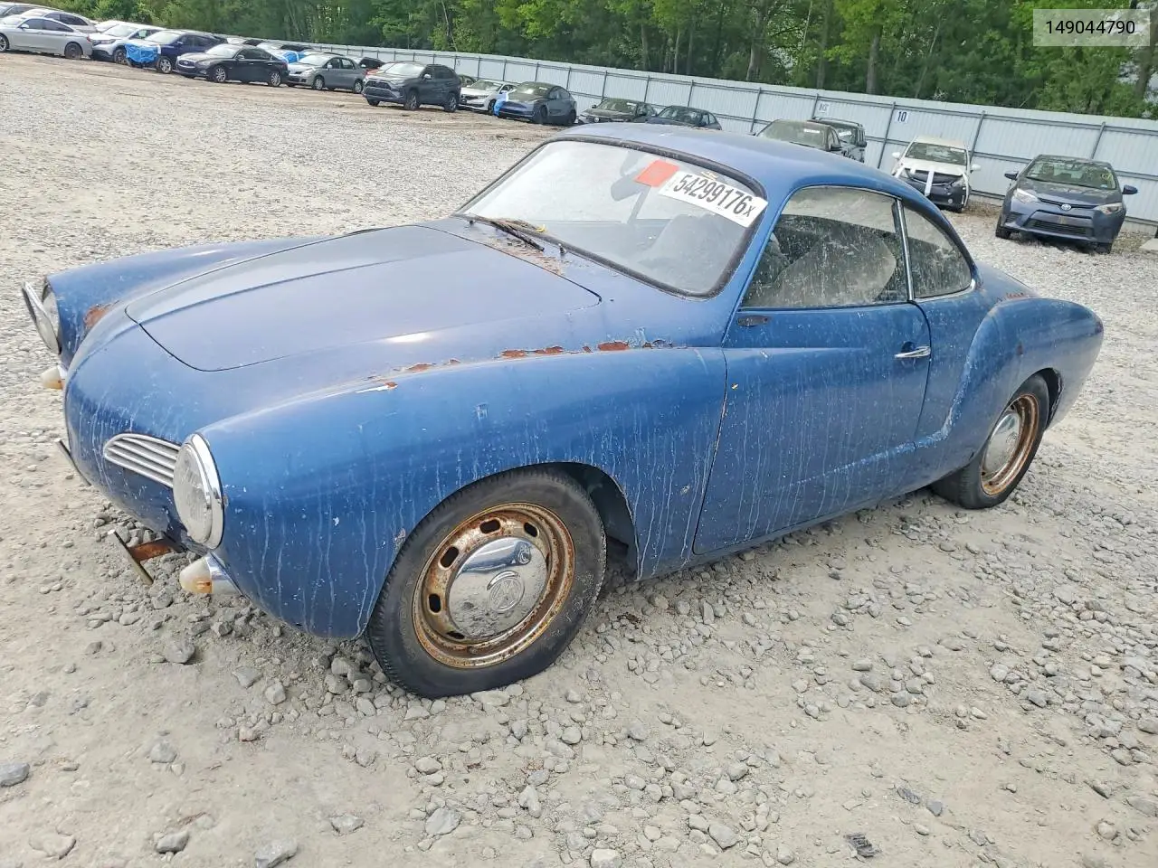 1969 Volkswagen Karmann Ghia VIN: 149044790 Lot: 54299176
